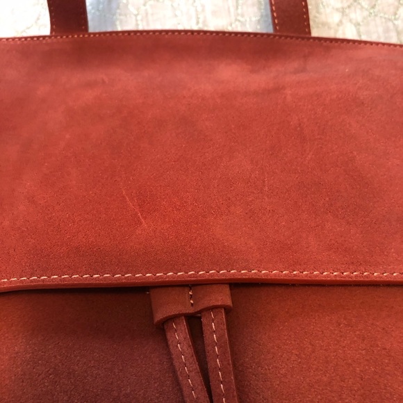 ♦️SOLD♦️Mansur Gavriel Lady Bag in Burnt orange suede - Picture 8 of 15